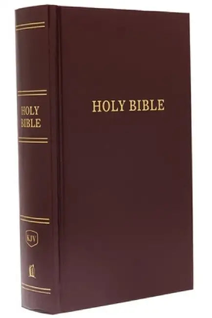 KJV, Pew Bible, Hardcover, Burgundy, Red Letter Edition by Thomas Nelson
