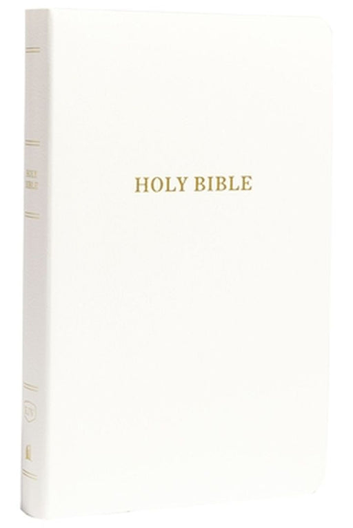 KJV, Gift and Award Bible, Imitation Leather, White, Red Letter Edition by Thomas Nelson
