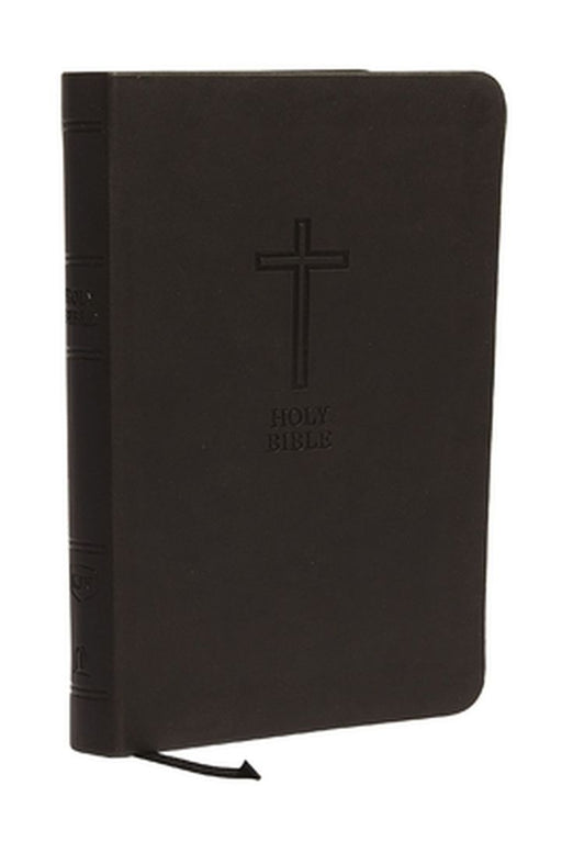 KJV, Value Thinline Bible, Compact, Imitation Leather, Black, Red Letter Edition by Thomas Nelson