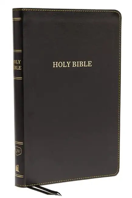 KJV, Thinline Bible, Standard Print, Imitation Leather, Black, Red Letter Edition by Thomas Nelson