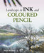 Landscape in Ink and Coloured Pencil by Helen Hanson