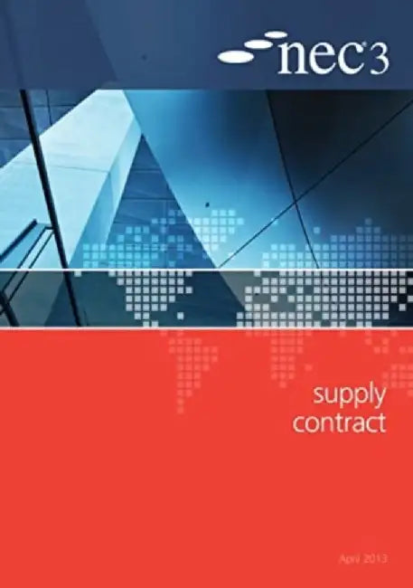 NEC3 Supply Contract (SC) by NEC