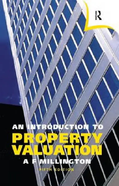 An Introduction to Property Valuation by Alan Millington