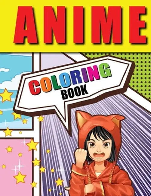Anime Coloring Book: Lovable Anime Coloring Pages, Manga Coloring Book for Kids and Adults with Relaxing Stress-Relieving Designs by Amelia Sealey