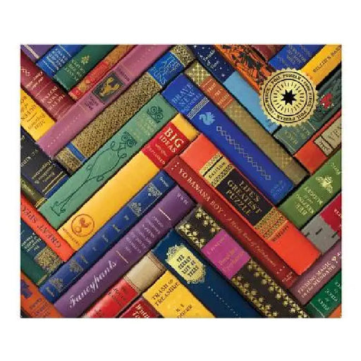 Phat Dog Vintage Library 1000 Piece Foil Stamped Puzzle by Galison