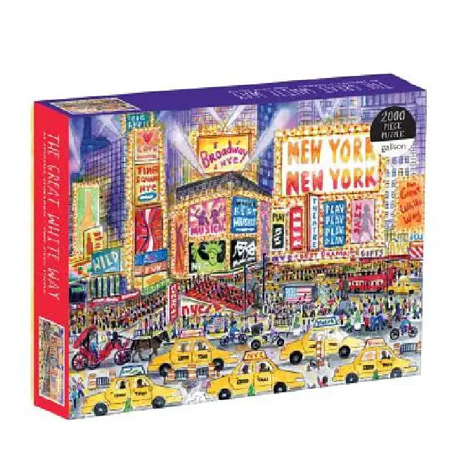 Michael Storrings the Great White Way 2000 Piece Puzzle by Galison