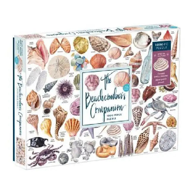 The Beachcomber's Companion 1000 Piece Puzzle with Shaped Pieces by Galison