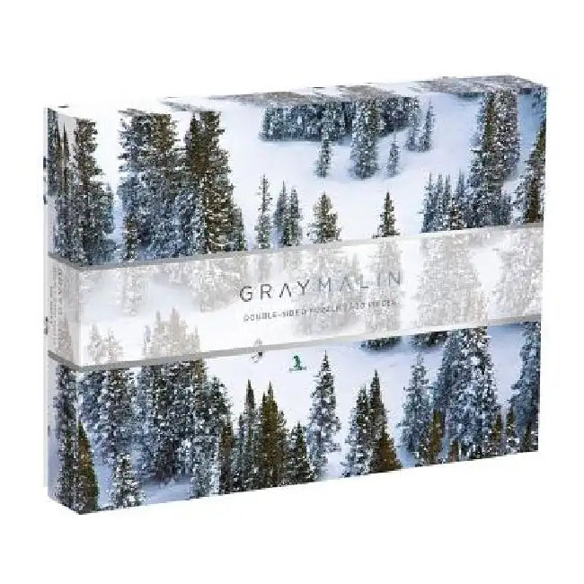 Gray Malin Snow 500 Piece Double-Sided Puzzle by Galison