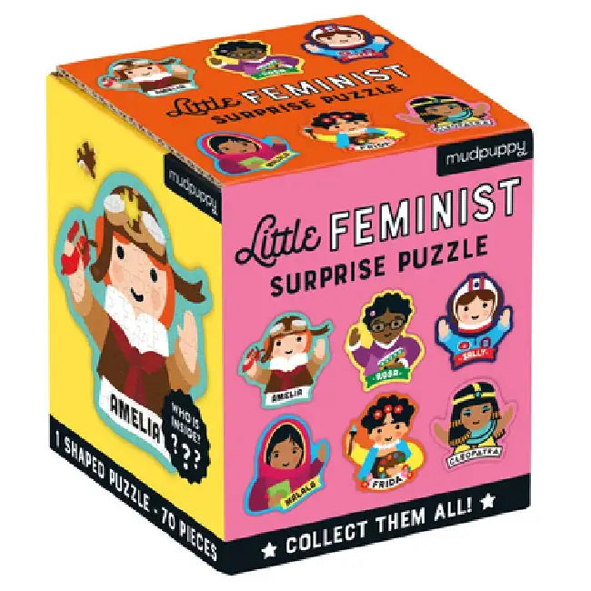 Little Feminist Surprise Puzzle by Lydia Ortiz