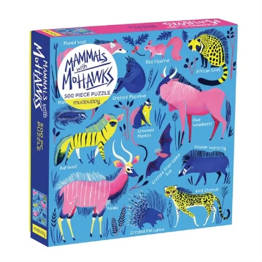 Puz 500 Family Mammals with Mohawks by Katy Tanis
