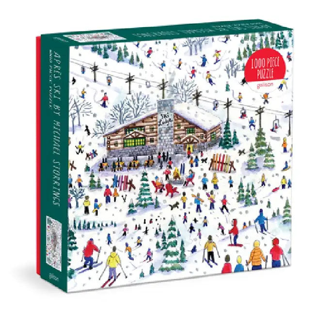 Michael Storrings Apres Ski 1000 PC Puzzle by Michael Storrings