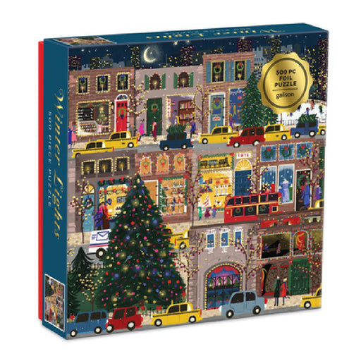 Winter Lights Foil Puzzle 500 PC Puzzle by Joy La Forme