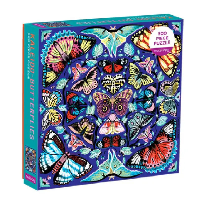 Puz 500 Family Kaleido Butterflies by Natasha Durley
