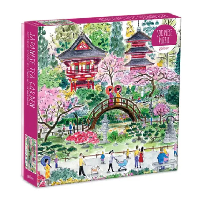 Michael Storrings Japanese Tea Garden 300 Piece Puzzle by Galison