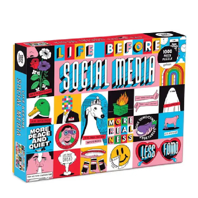 Life Before Social Media 1000 Piece Puzzle by Toby Triumph