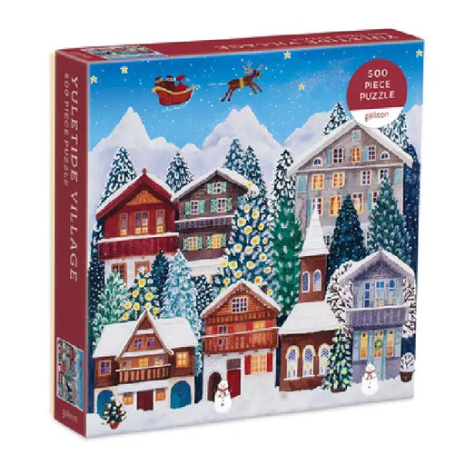 Yuletide Village 500 Piece Puzzle by Claire Winteringham