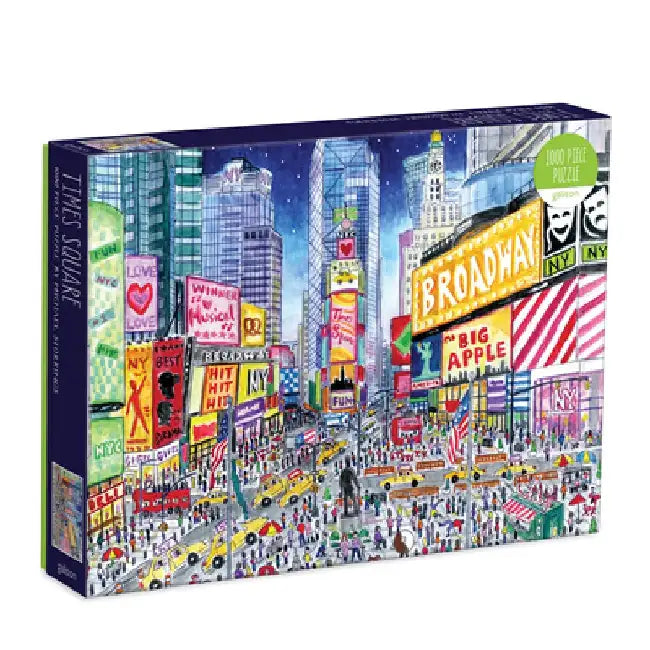 Michael Storrings Times Square 1000 Piece Puzzle by Michael Storrings