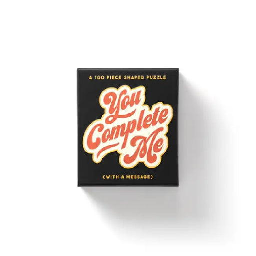 You Complete Me 100 Piece Mini Shaped Puzzle by Brass Monkey