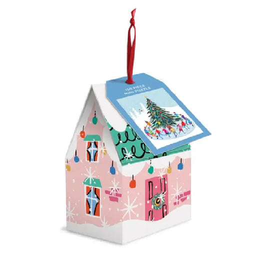 Tree Skaters 130 Piece Puzzle Ornament by Galison