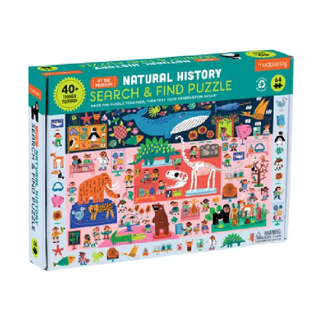 Natural History Museum Search & Find Puzzle by Mudpuppy