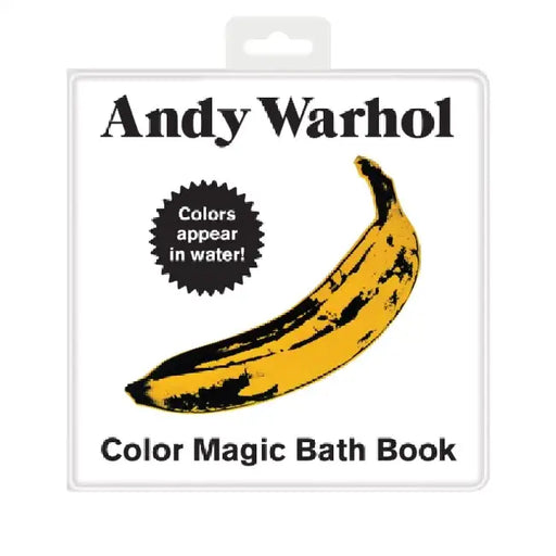 Andy Warhol Color Magic Bath Book by Mudpuppy