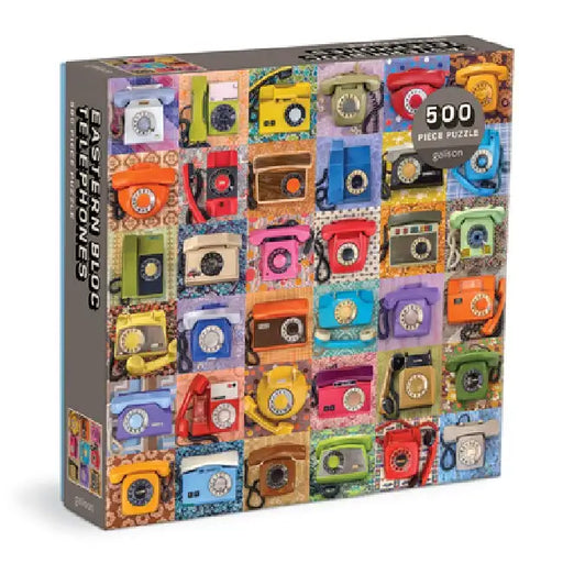 Eastern Bloc Telephones 500 Piece Puzzle by Galison Mudpuppy