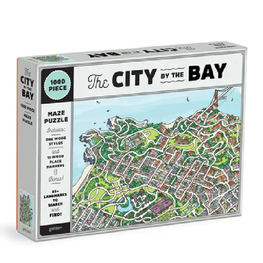 The City by the Bay 1000 Piece Maze Puzzle by Galison Mudpuppy