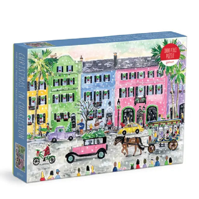 Michael Storrings Christmas in Charleston 1000 Piece Puzzle by Galison