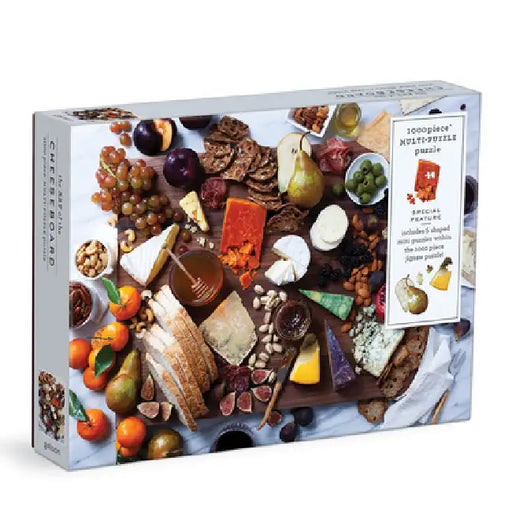 Art of the Cheeseboard 1000 Piece Multi-Puzzle Puzzle by Galison Mudpuppy