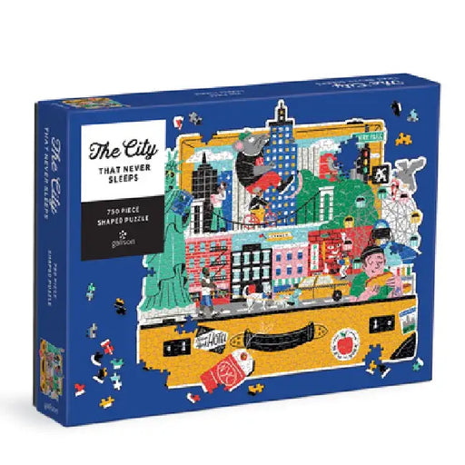 The City That Never Sleeps 750 Piece Shaped Puzzle by Galison Mudpuppy