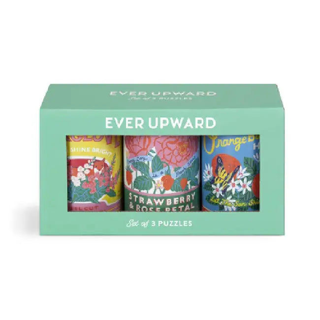 Ever Upward Set of 3 Puzzles in Tins by Galison Mudpuppy