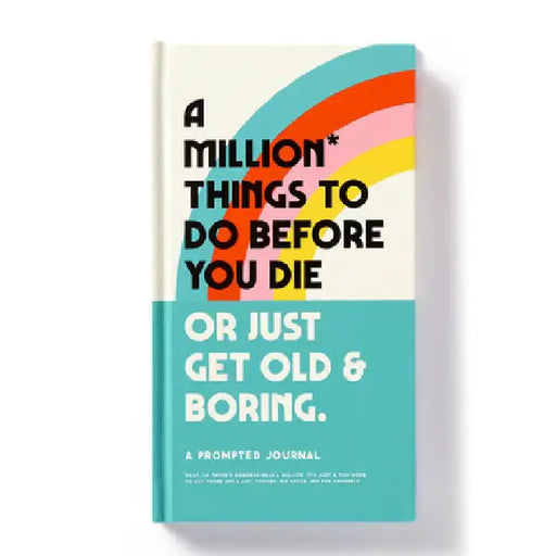 A Million Things to Do Before You Die Prompted Journal by Galison Mudpuppy