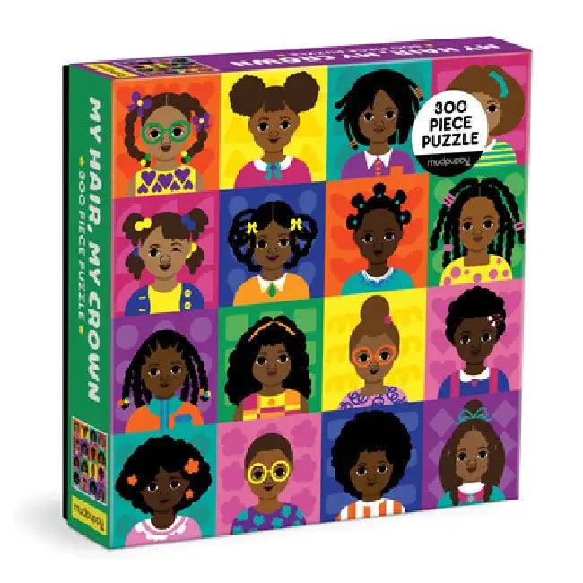 My Hair, My Crown 300 Piece Puzzle by Galison Mudpuppy