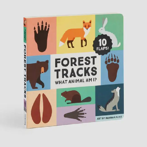 Forest Tracks: What Animal Am I? Lift-The-Flap Board Book by Galison Mudpuppy
