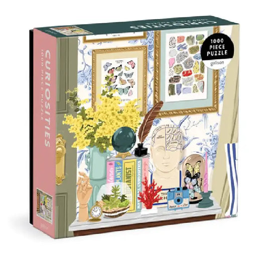 Curiosities 1000 Piece Puzzle in Square Box by Galison Mudpuppy