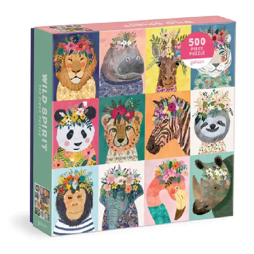 Wild Spirit 500 Piece Puzzle by Galison Mudpuppy