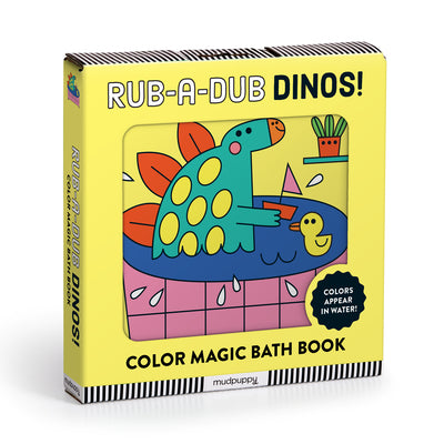 Rub-A-Dub Dinos! Color Magic Bath Book by Galison Mudpuppy