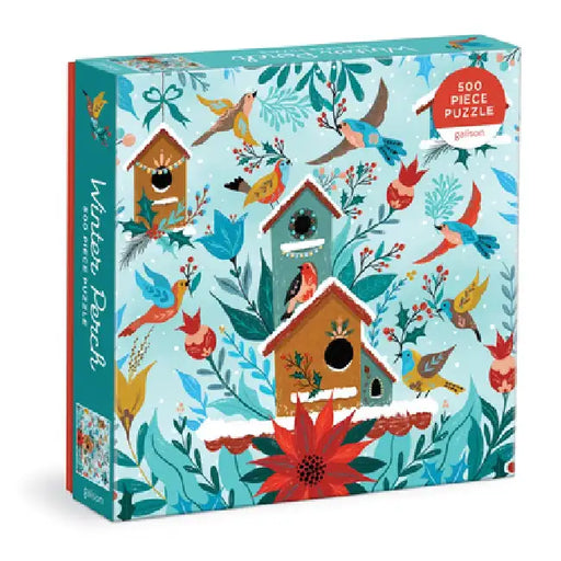 Winter Perch 500 Piece Puzzle by Galison Mudpuppy