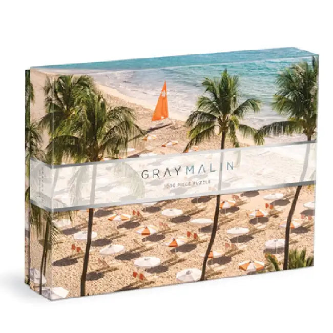 Gray Malin The Beach Club 1000 Piece Puzzle by Galison