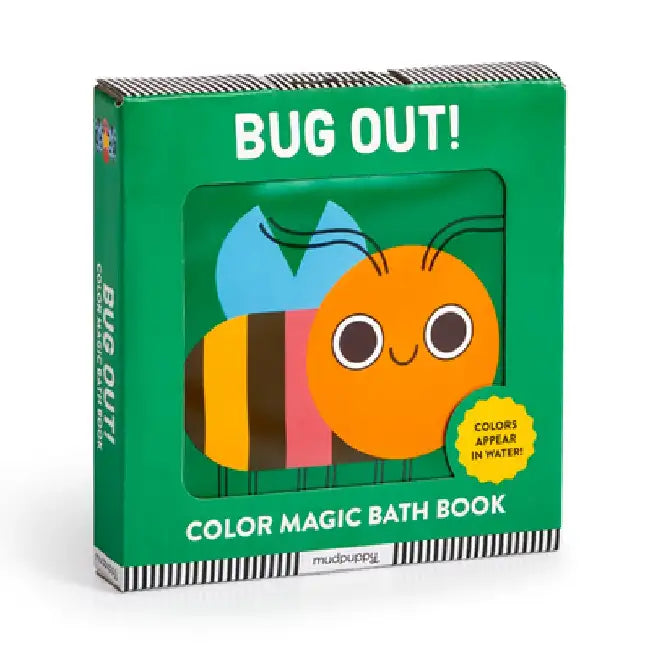 Bug Out! Color Magic Bath Book by Mudpuppy