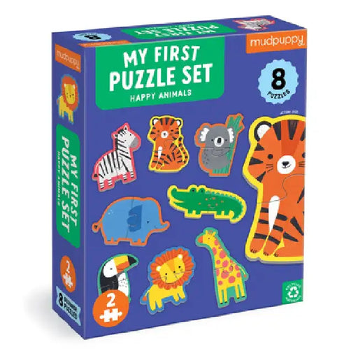 Happy Animals 2 Piece My First Puzzles by Mudpuppy