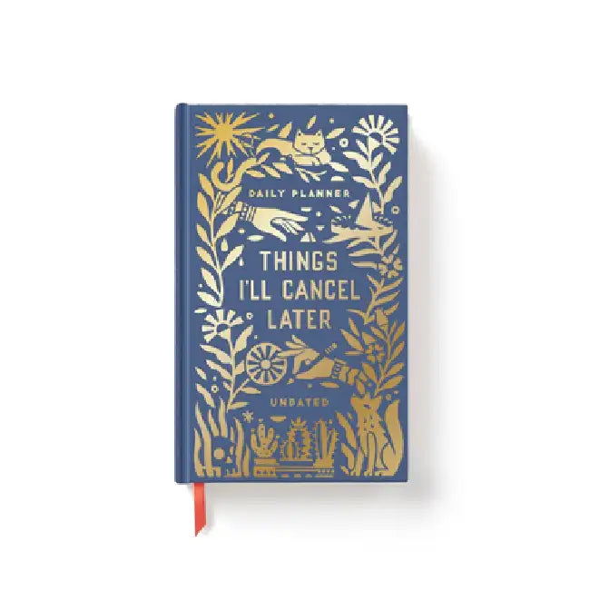 Things I'll Cancel Later Undated Mini Planner by Brass Monkey