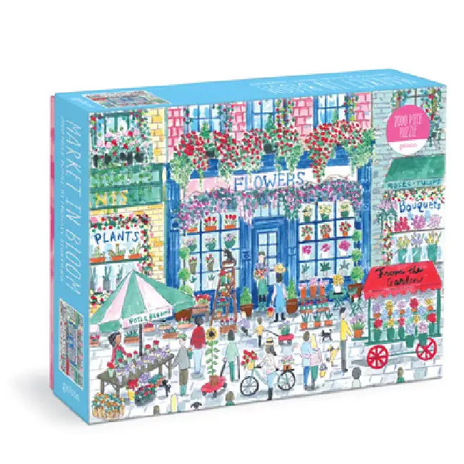 Michael Storrings Market in Bloom 2000 Piece Puzzle by Galison