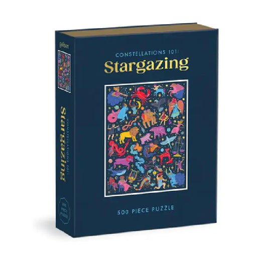 Constellations 101: Stargazing 500 Piece Book Puzzle by Galison