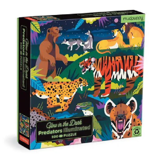 Predators Illuminated 500 Piece Glow in the Dark Puzzle by Mudpuppy