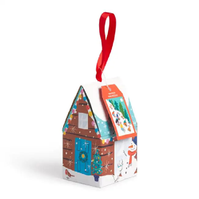 Winter Sledding 130 piece Puzzle Ornament by Galison