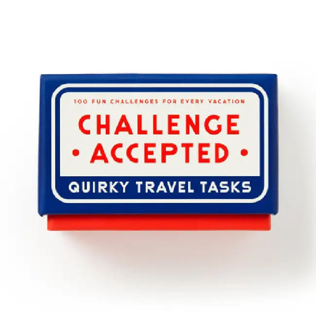 Challenge Accepted Travel Tasks Card Deck by Brass Monkey