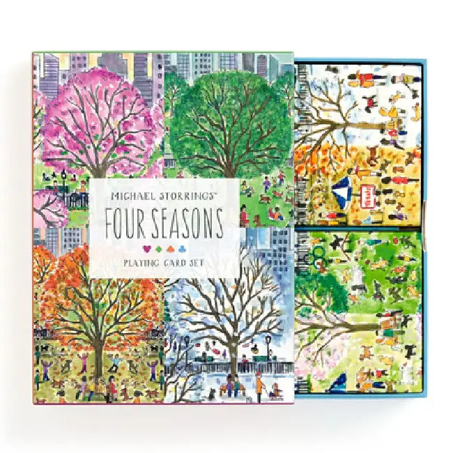 Michael Storrings Four Seasons Playing Card Set by Galison