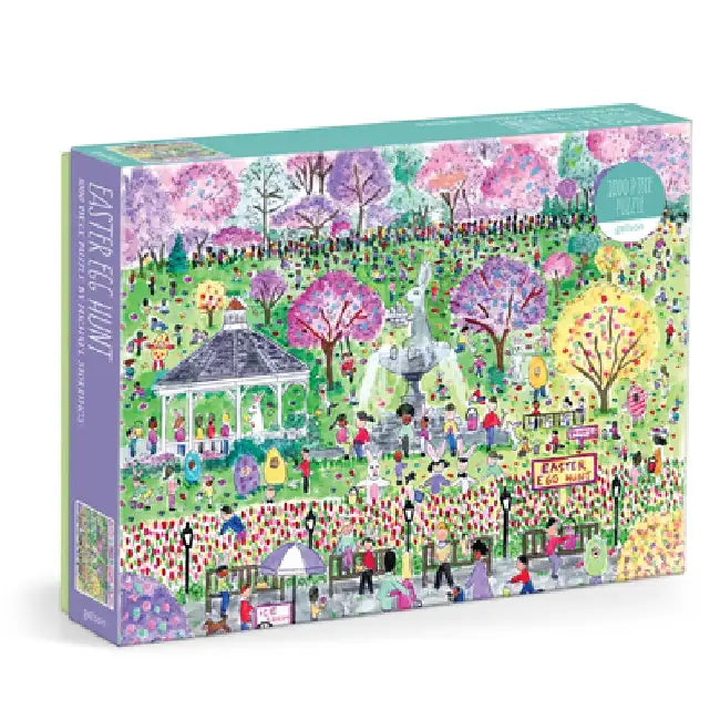 Michael Storrings Easter Egg Hunt 1000 Piece Puzzle by Galison