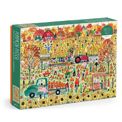 Michael Storrings Pumpkin Patch 1000 Piece Puzzle by Galison